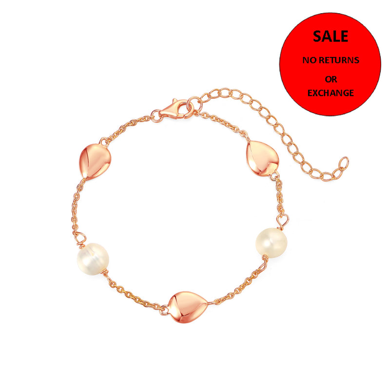 ROSE GOLD PEARL BRACELET