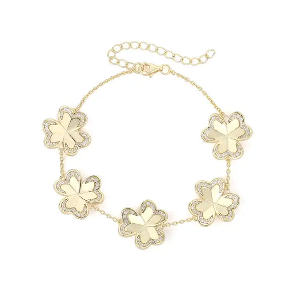 GOLD FLOWER BRACELET