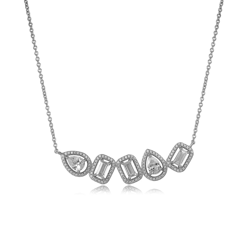 SILVER BAR NECKLACE